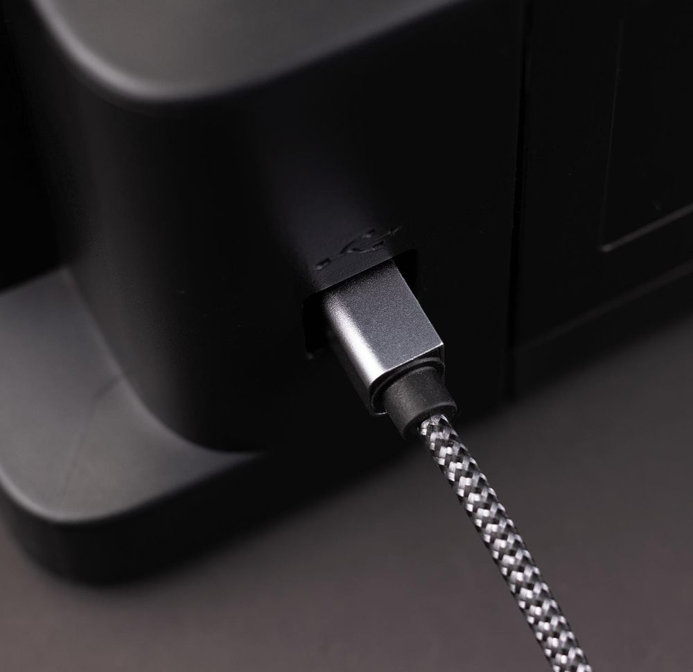 Reagle USB-C auf USB-B Kabel 3 m – Druckerkabel kompatibel mit HP Canon Epson Xerox