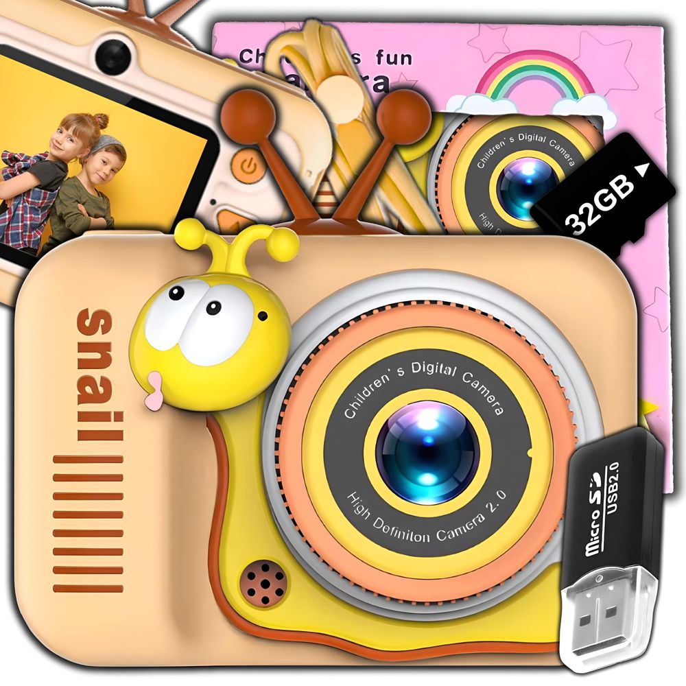 Digitale Fotokamera Für Kinder 40 Mp Spielkamera Mit Spielen + 32Gb Speicherkarte