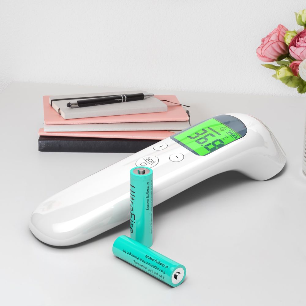 Infrarot Kontaktloses Fieberthermometer für Stirn & Ohr – Digitales Berührungslose Thermometer, Schnell & hygienisch für Baby & Erwachsene Retoo