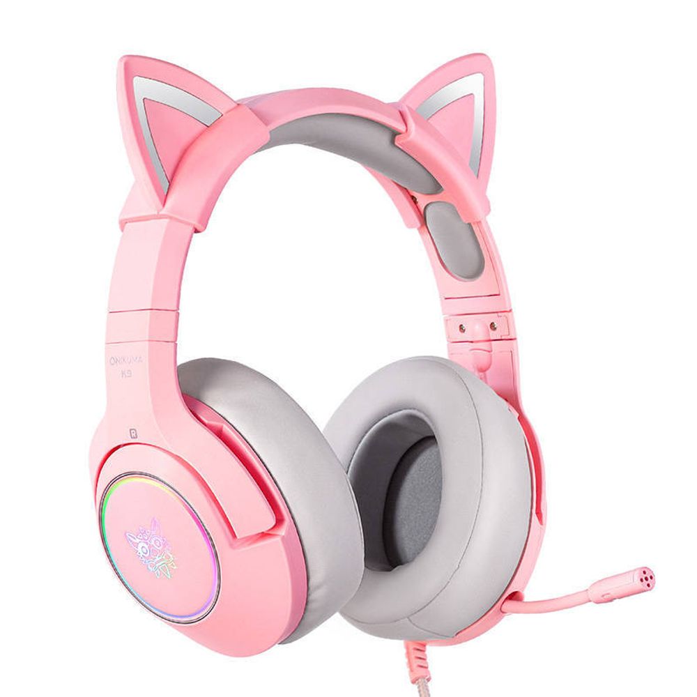 Onikuma ONIKUMA K9 Pink RGB Gaming Headphones