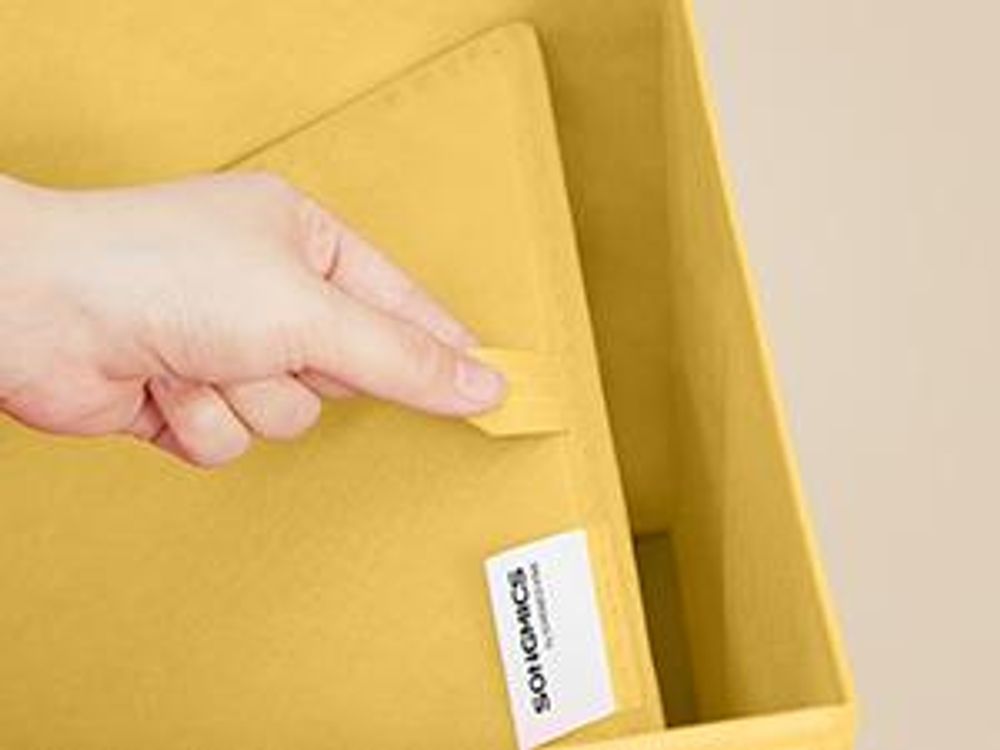 SONGMICS Aufbewahrungsbox, 6er Set, Ordnungsboxen, geruchsneutral, Faltbox, 33 x 33 x 33 cm, Stoffbox, für Würfelregal, Organizer bunt