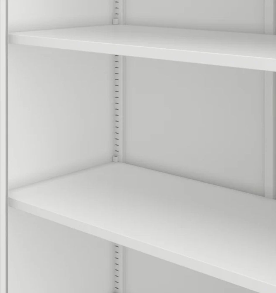 Aktenschrank Büroschrank Stahlschrank weiß  185x45x40