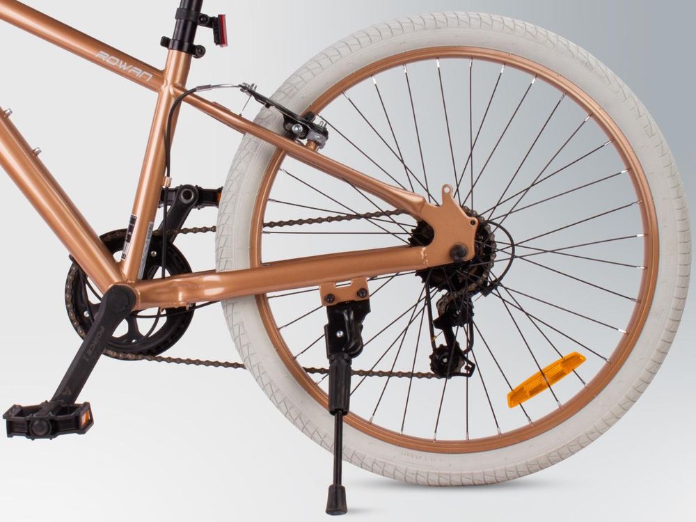 Bicicletta per bambini ragazzi bici 24 pollici per la Comunione bici con cambio a 7 velocità Shimano RevoShift bicicletta ammortizzatore Calix bianco blu