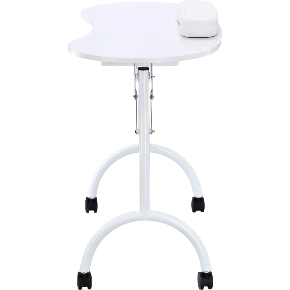 Bureau pliant table cosmétique pour manucure mobile blanc
