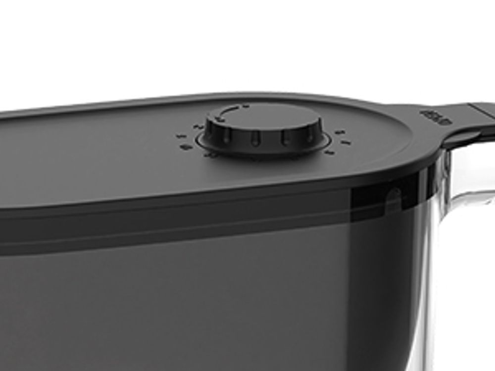 Waterdrop Vodní filtr konvice na lednici džbán na vodní filtr s 3měsíčním filtrem, 2,5 l, certifikováno NSF, železné (náhradní filtr: WD-PF-01A Plus)