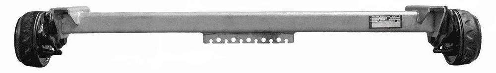 KNOTT brzděná náprava VGB13-M 1350 kg 1300 mm pro těžké přívěsy