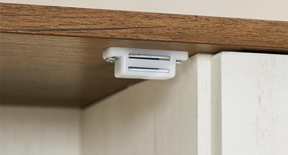 VASAGLE LIRY Kollektion - Aufbewahrungsschrank, Badezimmerschrank im Landhausstil, mit 4 Schubladen, Tür, freistehender Schrank, verstellbare Ablagen