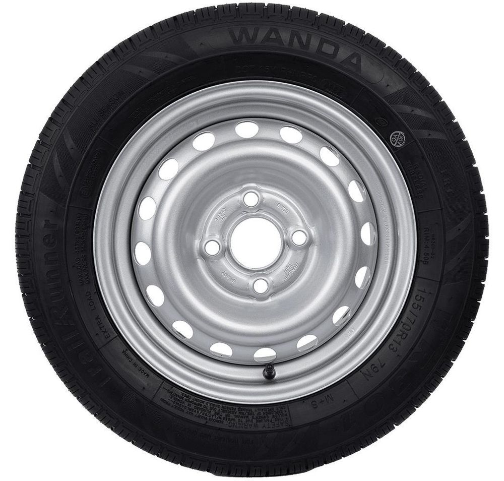WANDA Anhängerrad 155/70 R13 Komplettrad für leichte Pkw-Anhänger