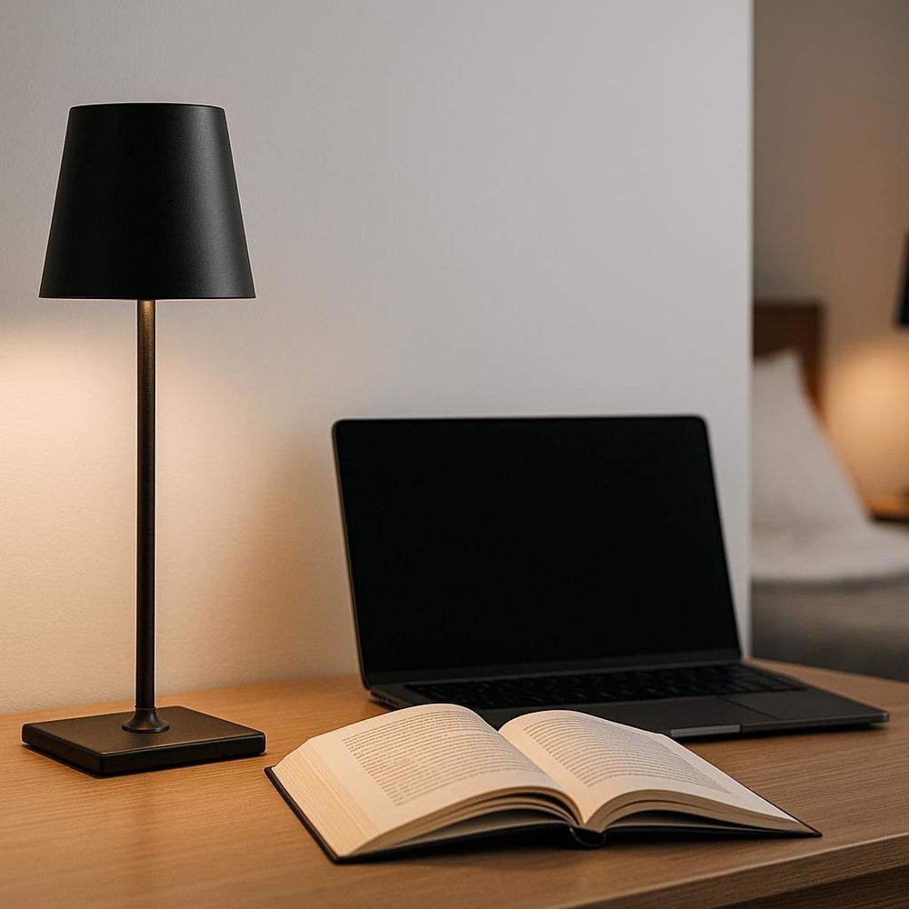 Schreibtischlampe, natürliches, ideal zum Arbeiten und Lesen, verursacht keine Augenermüdung.