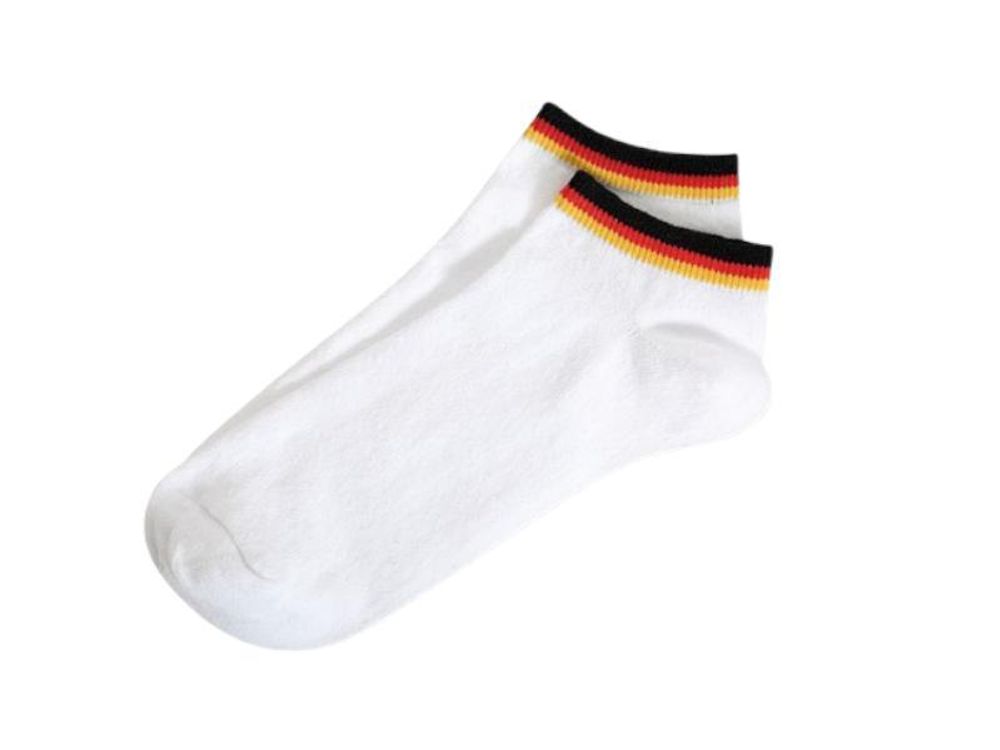 Sneakersocken Fan, dunkelgrau, Uni, Deutschland (43/46)