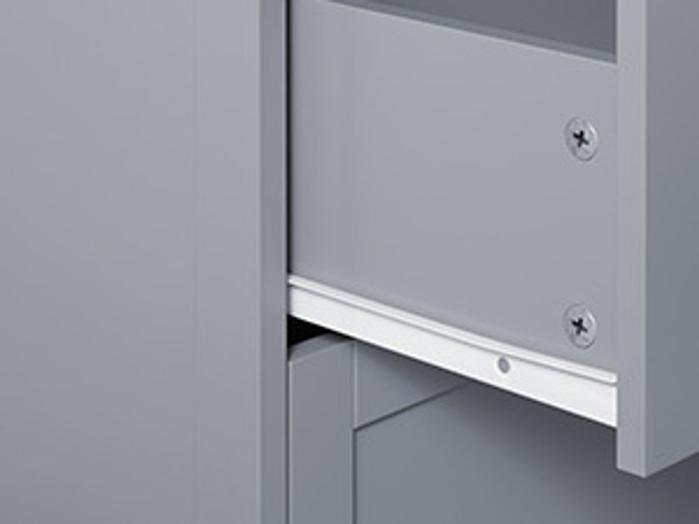 VASAGLE Badkommode, Badezimmerschrank mit 2 Türen und 2 Schubladen, verstellbare Ablage, 30 x 60 x 110 cm