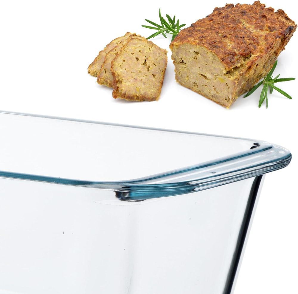KADAX Kastenform aus Glas, Transparente Königskuchenform, Robuste Kuchen-form mit dickem Boden