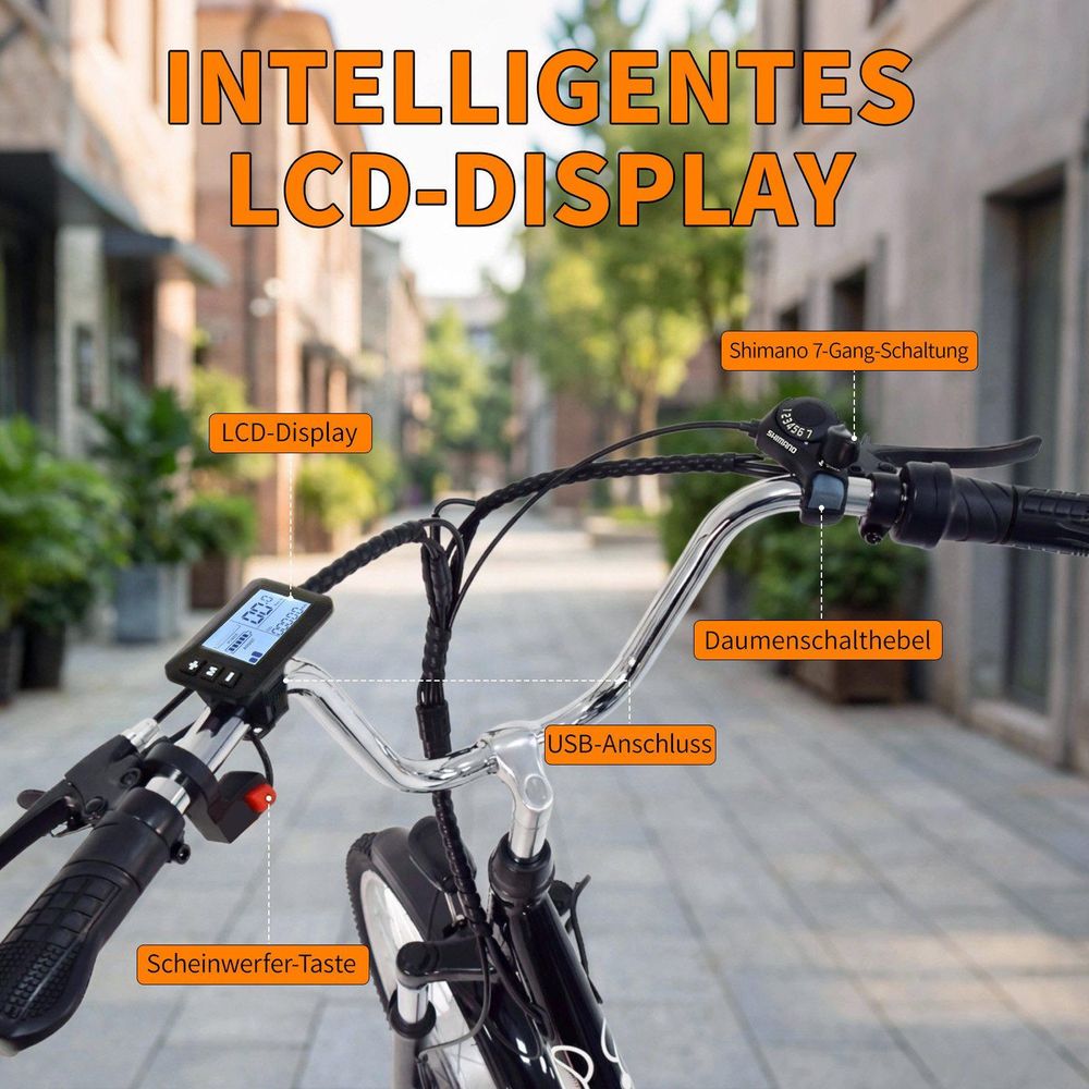 G51 LCD-Farbdisplay und Bedienelemente