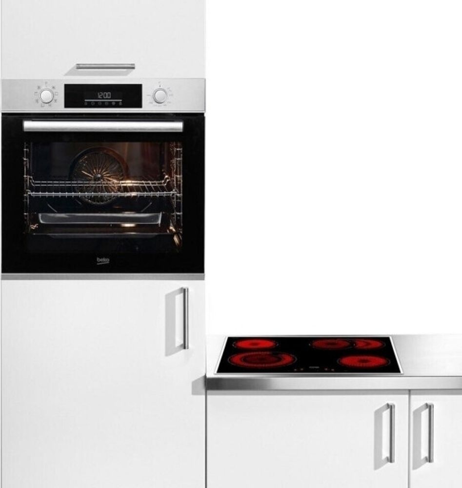 Beko BBSM12320X, Keramik, 4 Zone(n), Glaskeramik, Schwarz, Berührung, 58 cm
