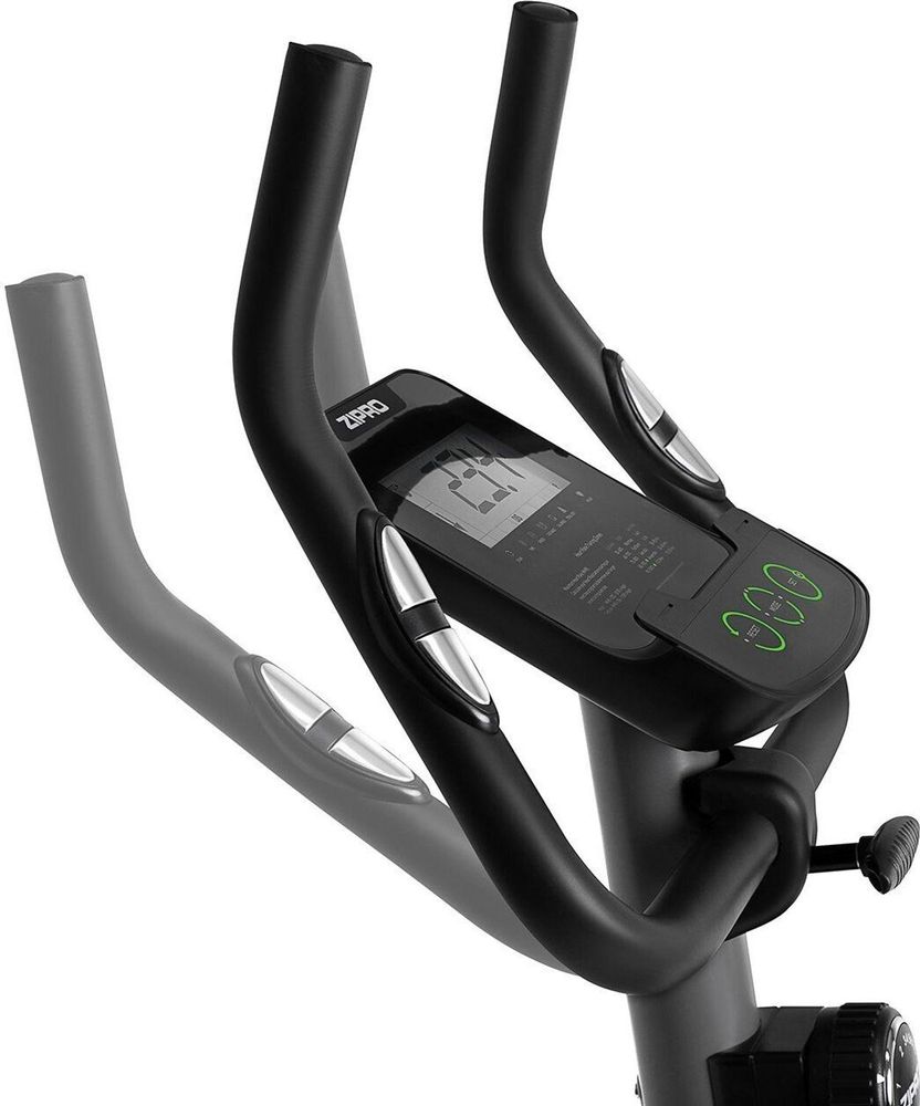 Rower treningowy Zipro Nitro – magnetyczny ergometr do użytku domowego Cichy rower treningowy z pomiarem tętna, regulowanym siodełkiem (wysokość/pozycja) i wyświetlaczem LCD