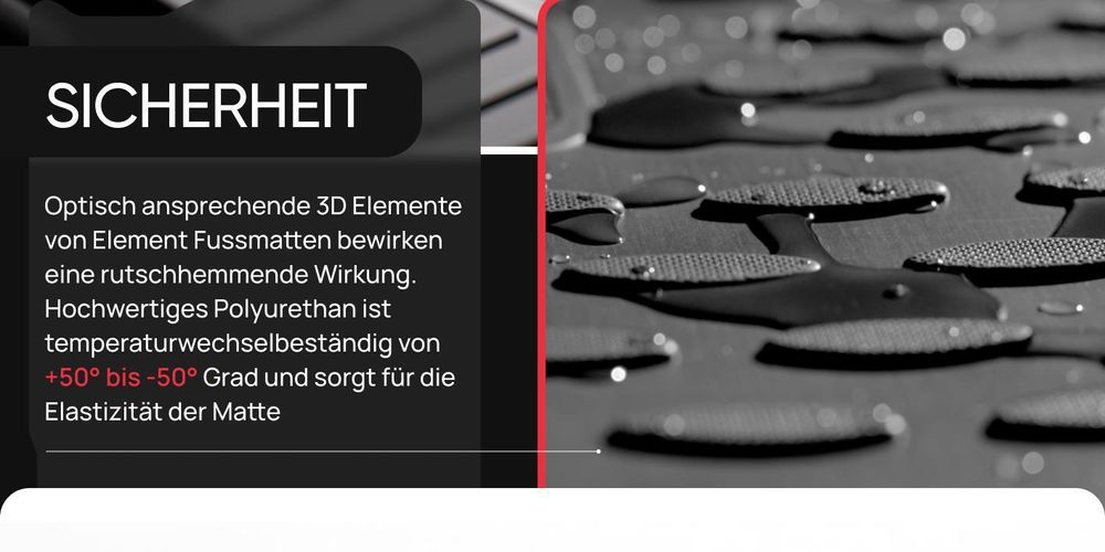 Rutschfeste Kofferraumwanne mit pflegeleichter Oberfläche.