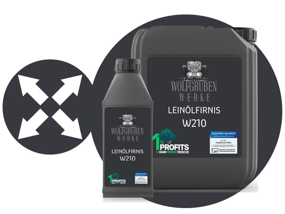 Leinölfirnis W210 Einsatzgebiete