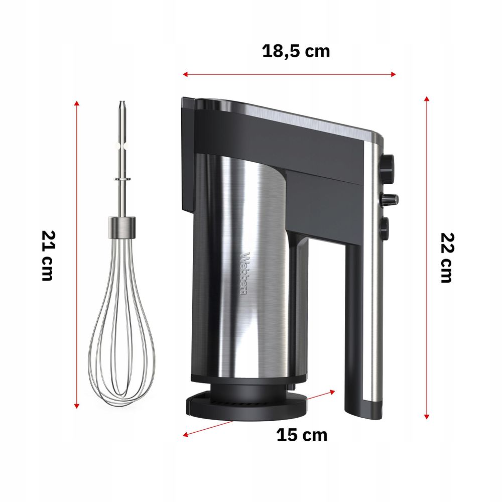 Technische Daten des WEBBER VAUDER Handmixers