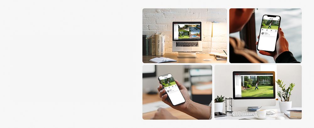 ZOSI 5MP WiFi 6 Überwachungskamera Aussen Set, 8CH NVR mit 1TB HDD, 4X 360° WLAN Kamera mit Personen- und Fahrzeugerkennung, Farb-Nachtsicht, C296B