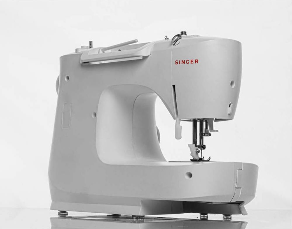 SINGER M2605, Weiß, Automatische Nähmaschine, Nähen, 4 Step, Leiter, Drehregler, Elektromechanisch