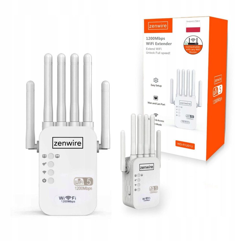 Signalverstärker - WiFi-Repeater 5 - Außenbereich - Repeater Access Point - 1200 Mbit/s
