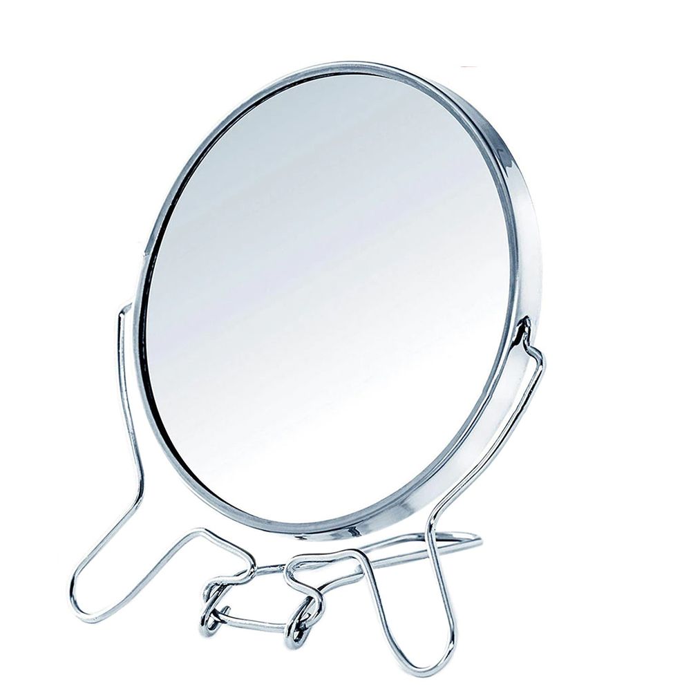 Kosmetikspiegel Schminkspiegel Vergrößerungsspiegel mit 2x Vergrößerung Tischspiegel Make-Up Kosmetik Spiegel Schwarz Retoo