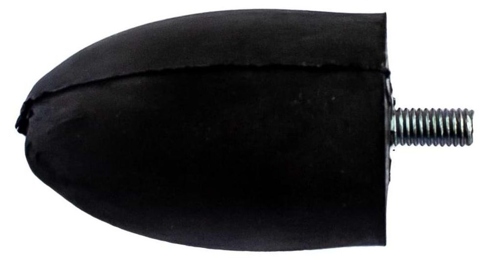 TOLGUM Gummipuffer 6,5 cm Einschraubpuffer für PKW-Anhänger und Werkzeugkasten
