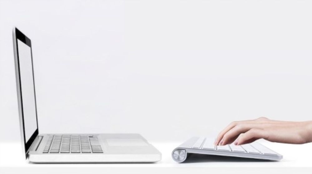 Tastatur und Maus - Kabellos Set - USB - Mini Slim - für Laptop PC TV - Universell