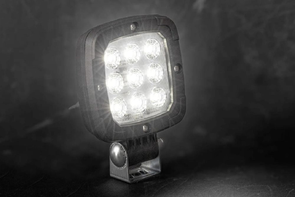LED-Arbeitsscheinwerfer-Reflektor FRISTOM FT-036 SLIM 9xLED 1400lm
