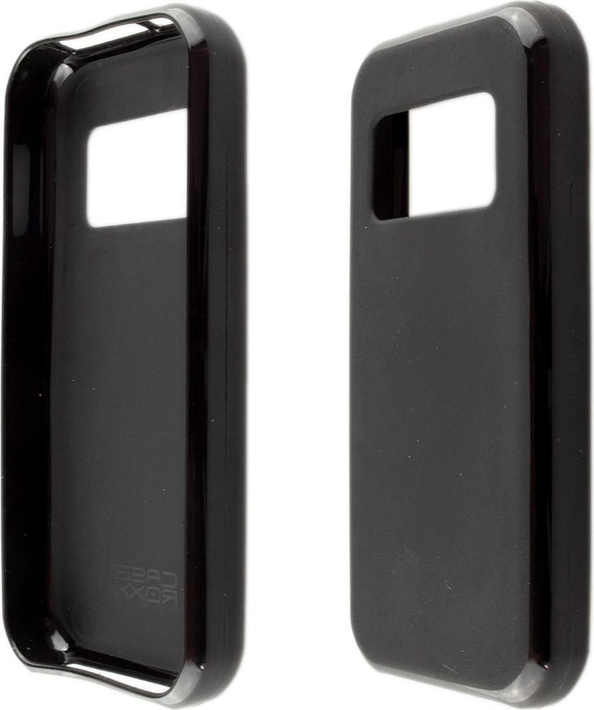 caseroxx Schutz-Hülle TPU-Hülle kompatibel mit Nokia 800 Tough, Gummi Handy Tasche schwarz