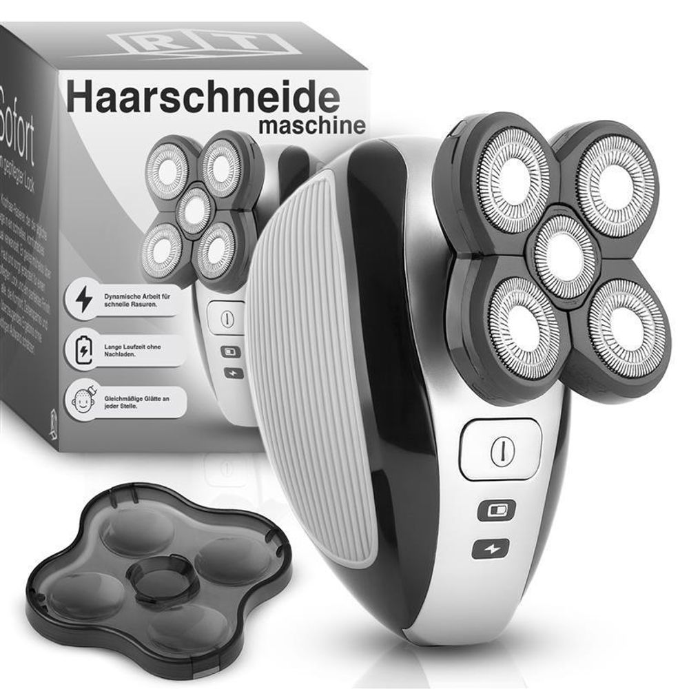 Fünf flexible Scherköpfe für jede Kontur
