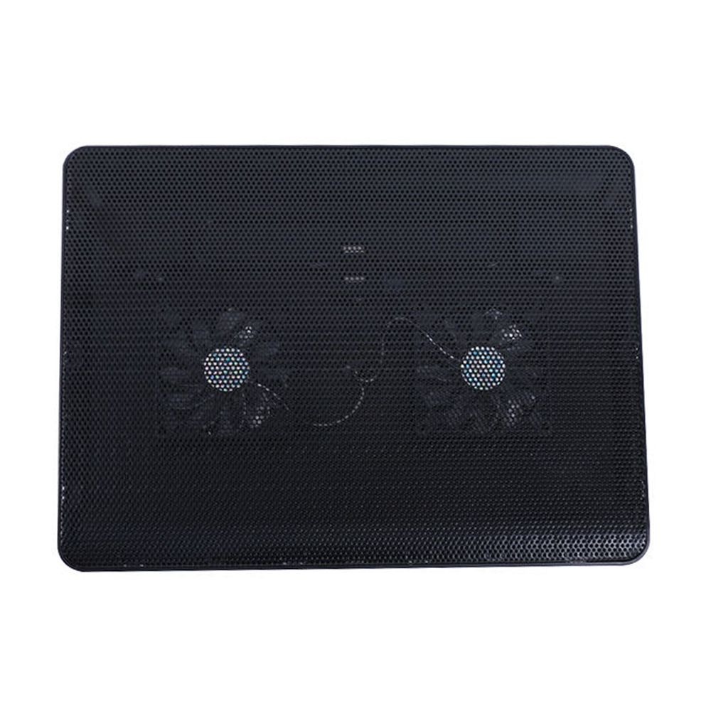 Laptop Kühler Ständer Notebook 12-15,4” Auflage 2x LED Lüfter USB-Stromversorgung Cooler Notebookkühler Laptopständer Kühlunterlage Cooling Pad Retoo