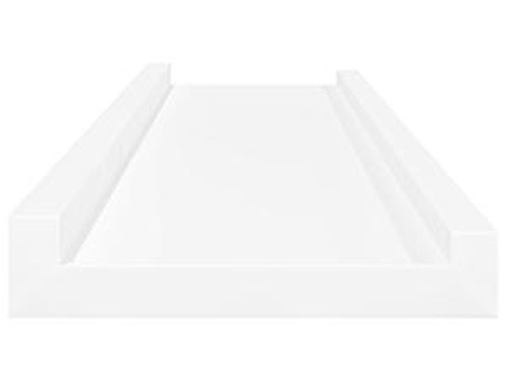 vidaXL Modanature per quadri 2 pz. MDF bianco 80x9x3 cm