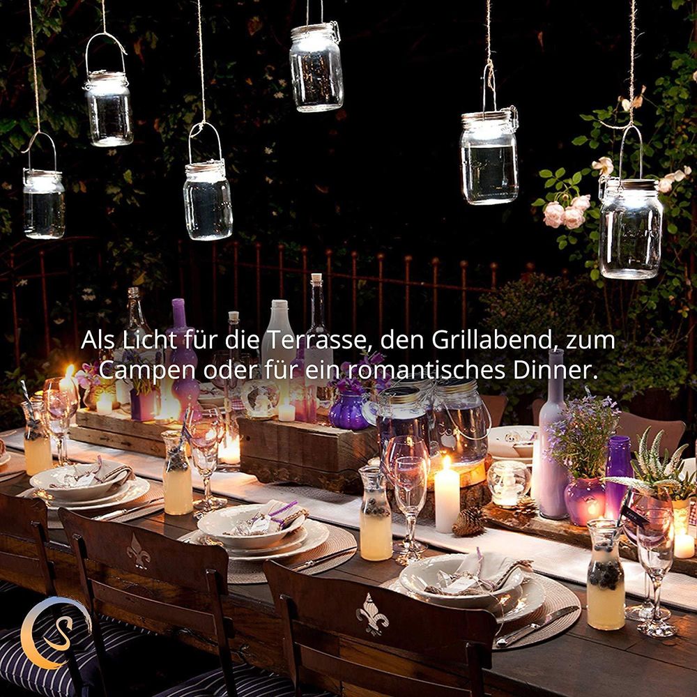 Sonnenglas Solar-LED-Dekoleuchte Fair Trade 1Stück