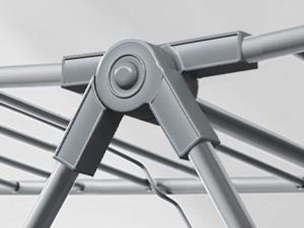 SONGMICS Wäscheständer klein, faltbare Standtrockner mit 2 Flügeln, Metall, 44 x 101 x 54 cm