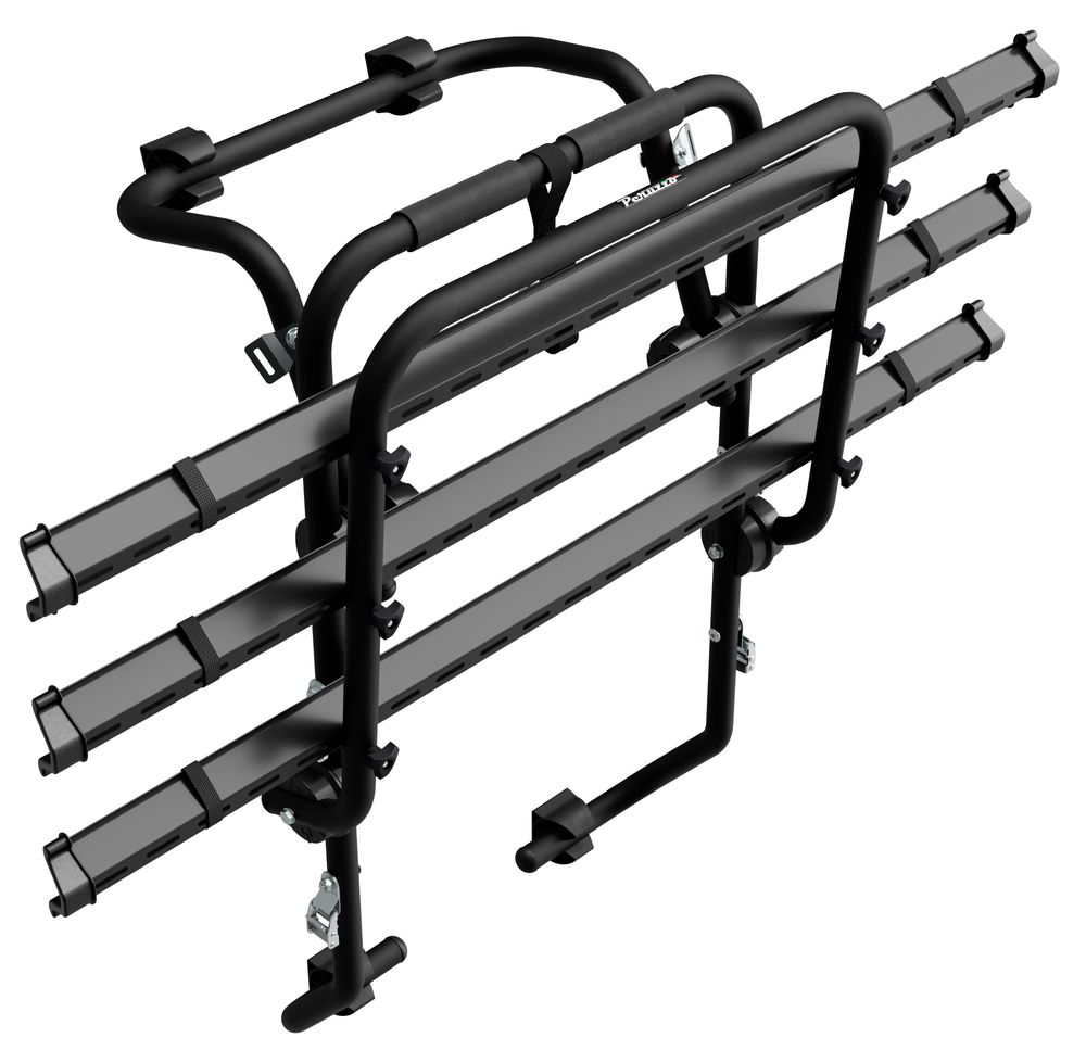 Padova 3 Stahl - Heckklappen-Fahrradträger Für 3 Fahrräder (Schwarz)