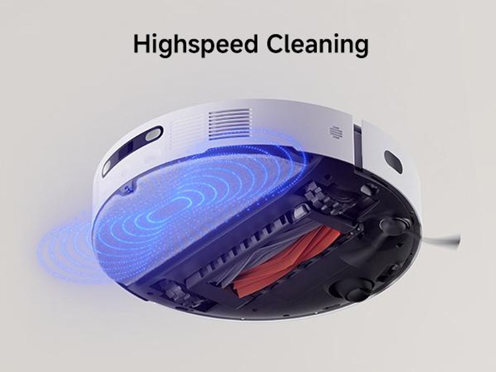 MOVA S20 Ultra robot aspirateur et serpillière avec brosse double rouleau, 8300 Pa, serpillière à eau chaude, autonettoyante et séchante, blanc