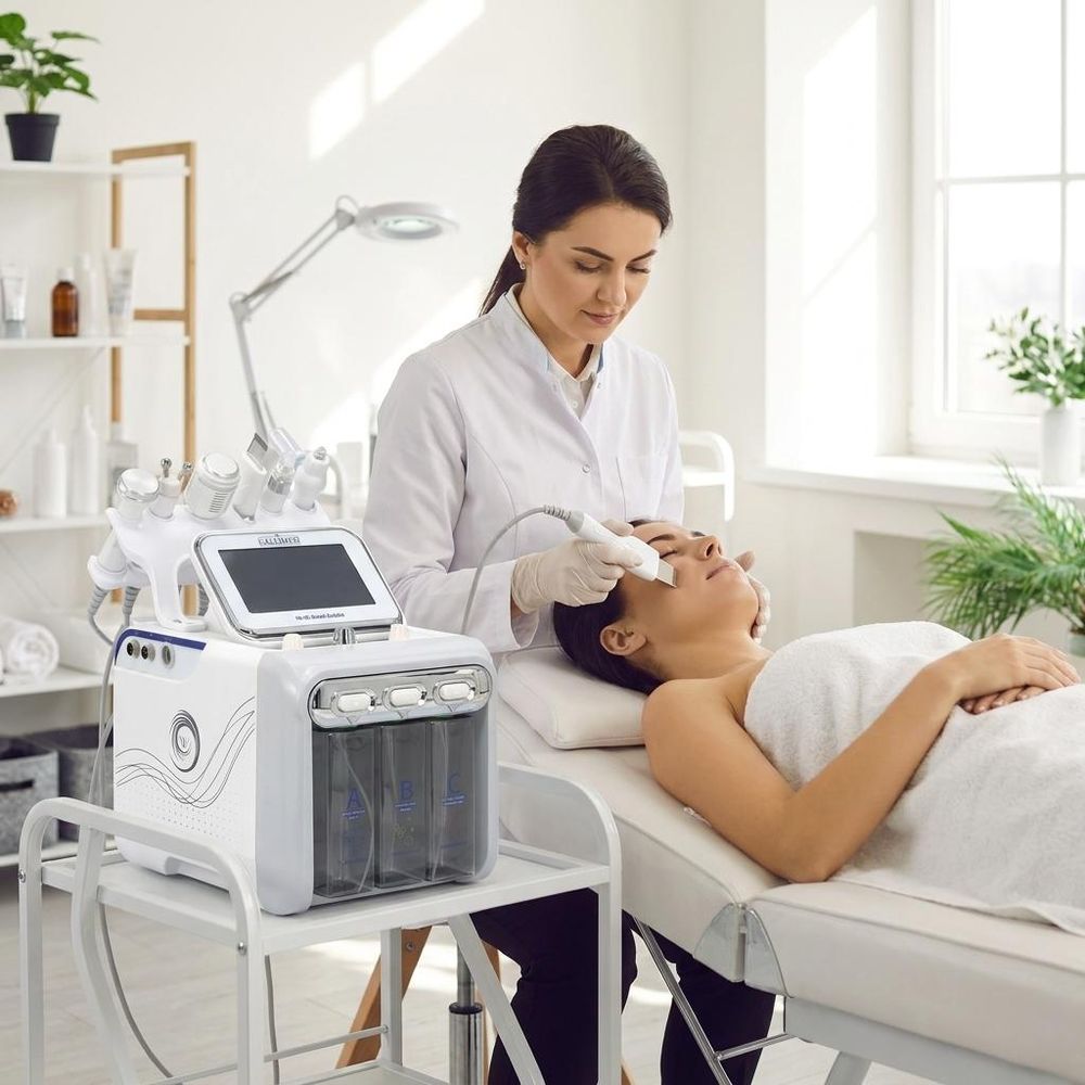 Hydradermabrasie 7-in-1 Schoonheidsapparaat - Waterstof Reiniging, Zuurstofinfusie, Cavitatie