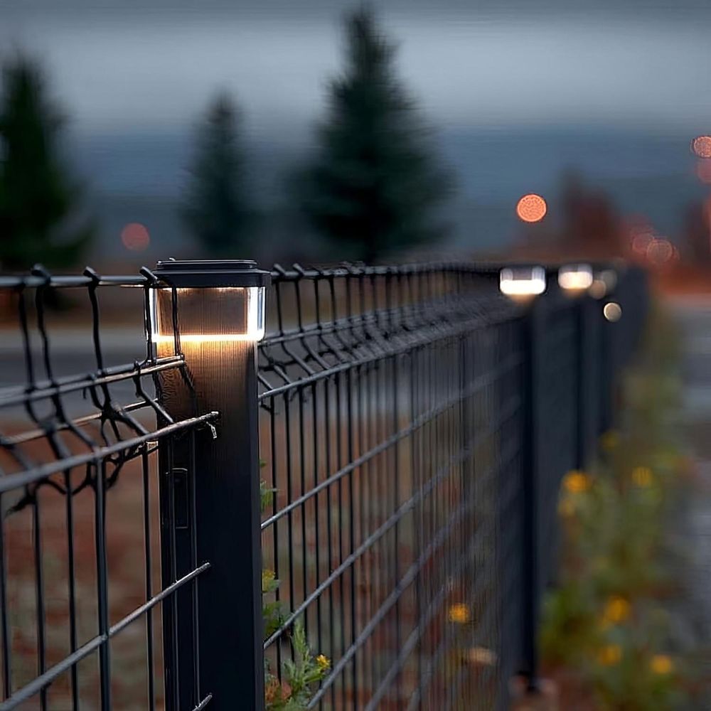 GreenBlue LED-Solarlampe für Pfosten 80 x 80 mm Briefumschlag-Abdeckung 3200 K GB127 WW