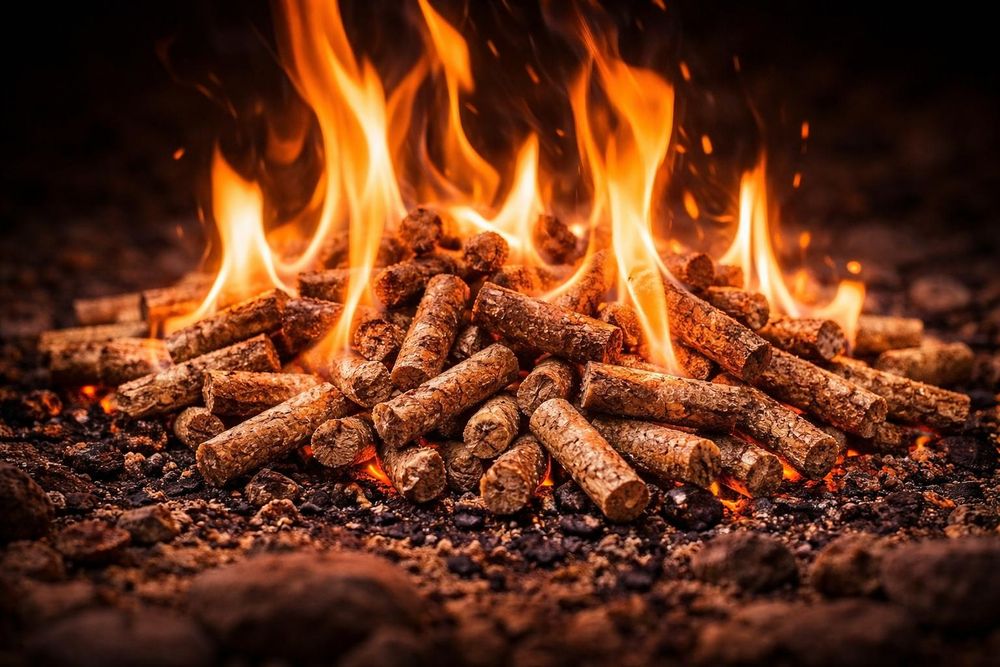 PINI Pellet di legno duro n. 2  BBQ 100% rovere 15 kg Pellet per barbecue, affumicatura e cottura a fumo