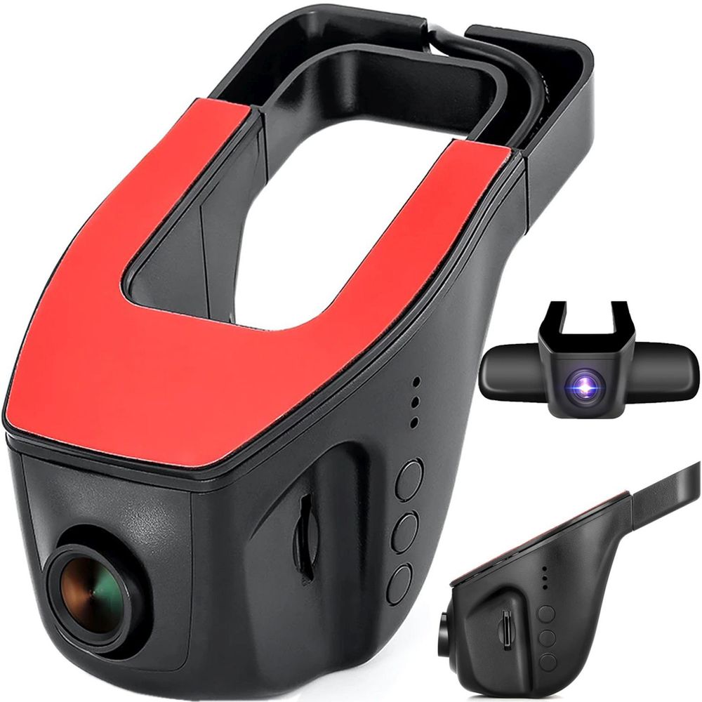 Dashcam Autokamera 170° Sichtfeld USB 1080P 1920x1080 30 FPS Full HD SD Spiegel Unterstützung, Bewegungserkennung Vorne Hinten Android Dash Cam Retoo