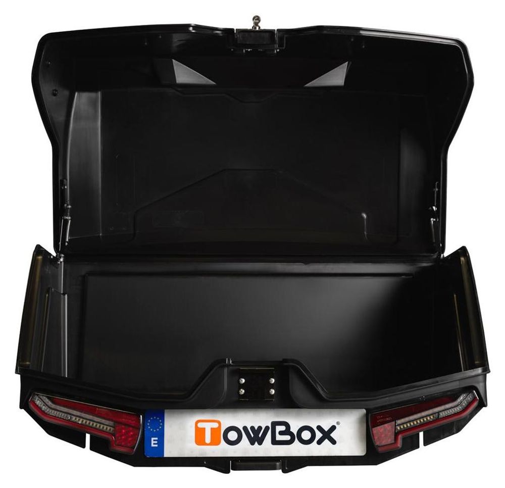 Towbox Alpha urban black - Anhängerkupplungs-Gepäckbox