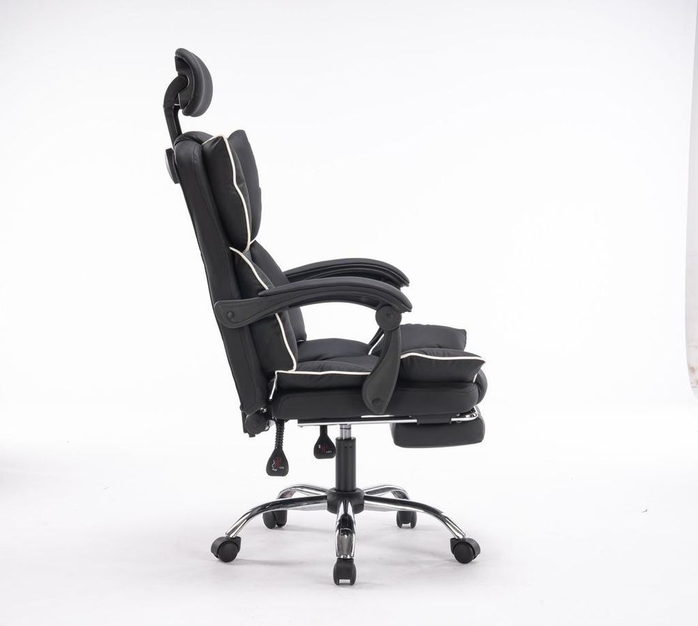 Fotel biurowy LEON, krzesło biurowe obrotowe, ergonomiczne, wzmocniona stalowa