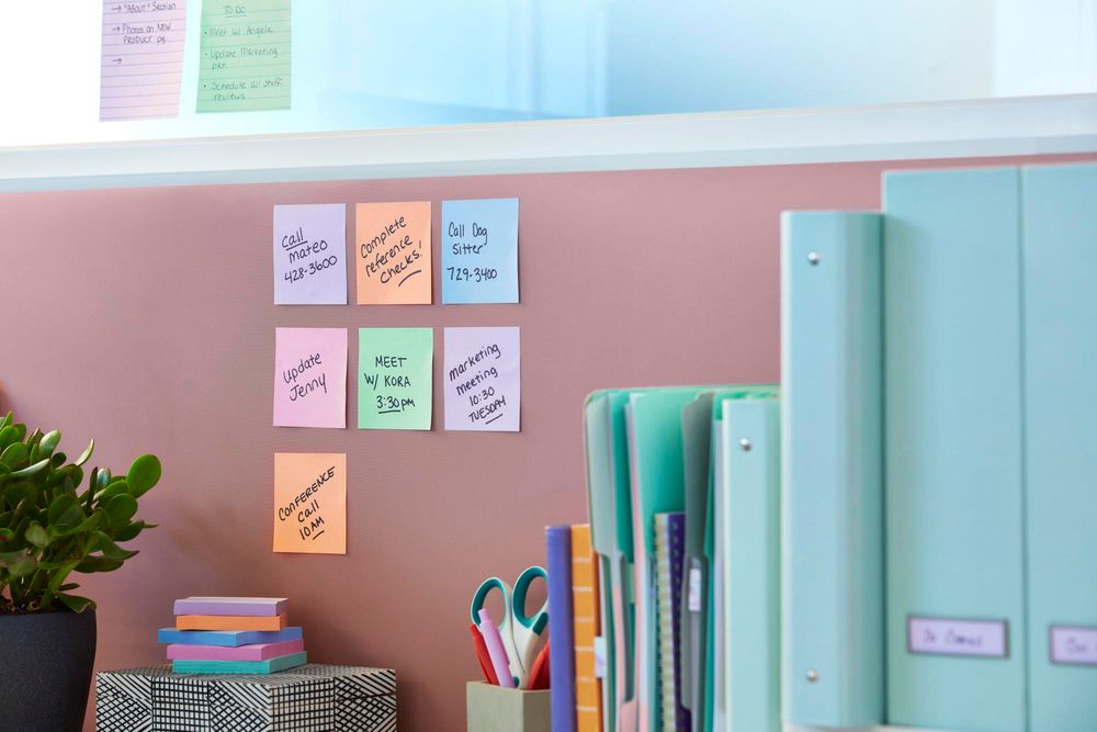 Post-it® Super Sticky Notes Soulful Collection 76 x 76 mm – 6 Blöcke à 90 Blatt