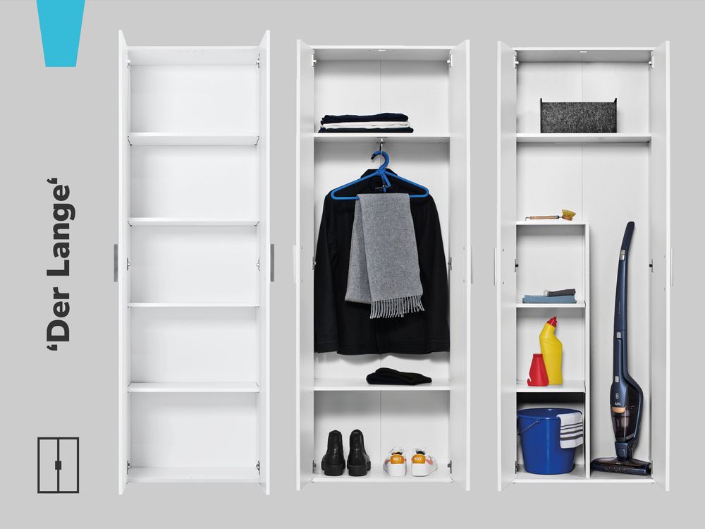 Mehrzweckschrank Aktenschrank Garderobenschrank Besenschrank