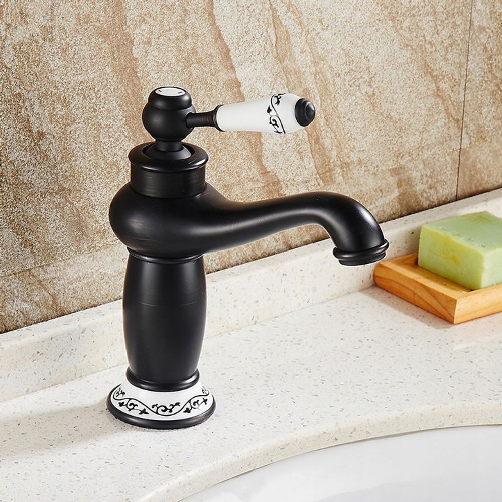 Silla, Schwarz, Armatur, Bad, Spültischarmatur, Wasserhahn Bad, Wasserhahn, Messing