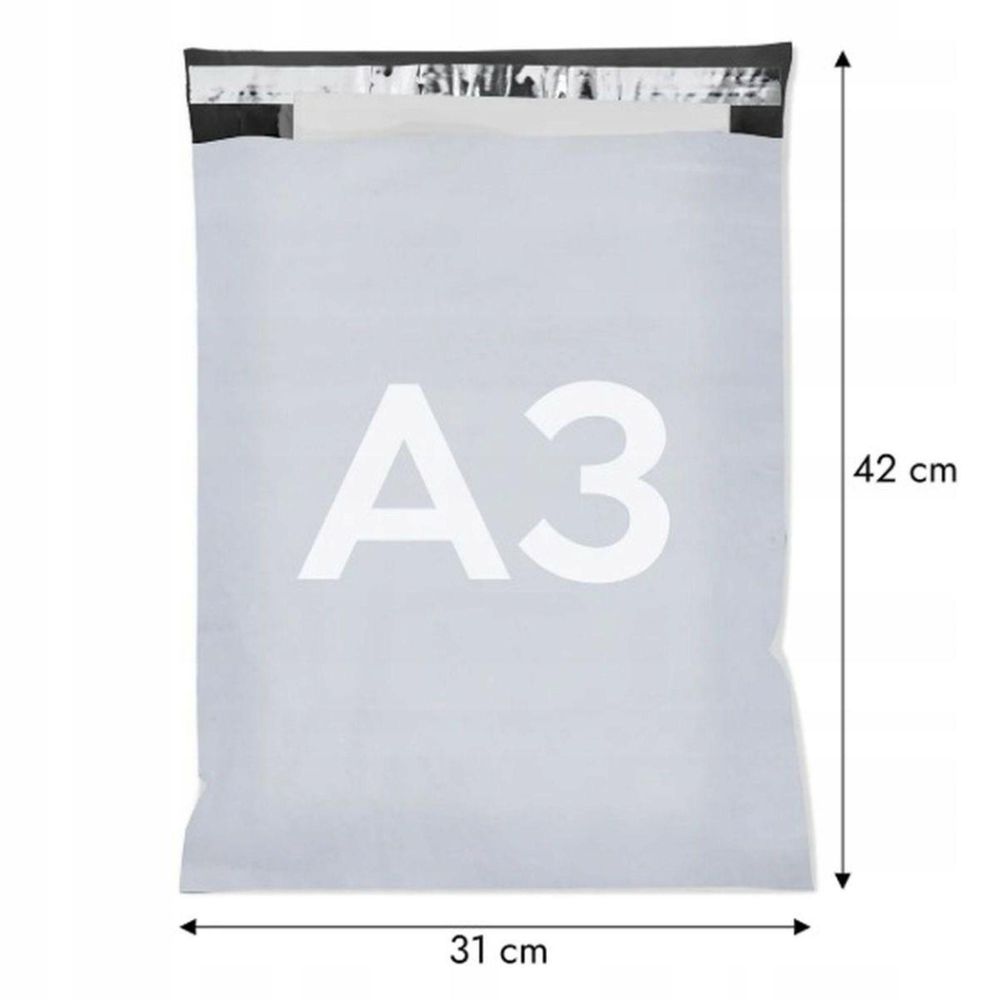 Buste per corriere - 310x420 mm - 50 pezzi - Buste in foil - Buste in foil grandi