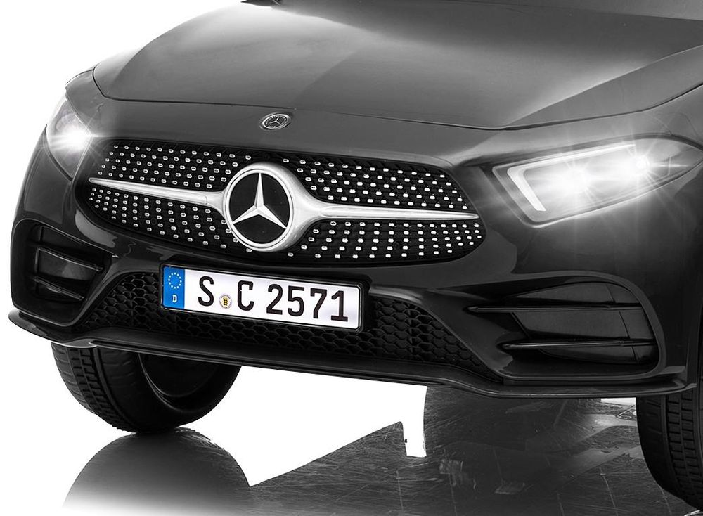 FCH Elektroauto Kinderauto Mercedes-Benz CLS 350, Kinder-Elektroauto mit Fernbedienung ,12V,90*60*40cm,Schwarz