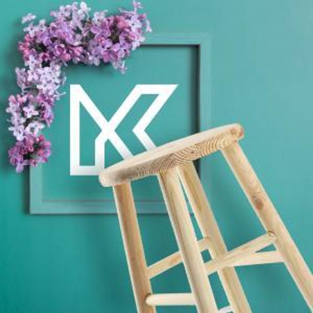 KADAX Holzhocker "Falun", aus natürlichen unlackierten Kiefernholz, Sitzhocker, Tritthocker, Rund