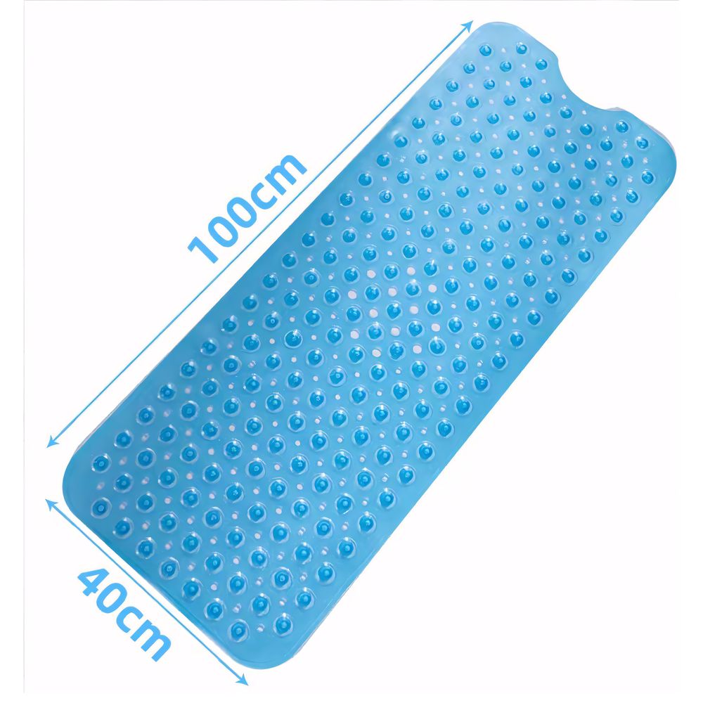 Badematte rutschfest aus gummi 100x40cm, Badezimmerteppich, Badteppich Waschbar, Badvorleger für Badewanne, Dusche und Badezimmer, Retoo